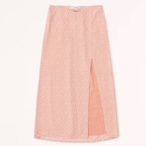 Abercrombie Dipped Waist Midi Skirt